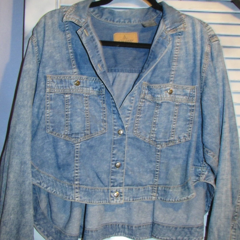 Liz Claiborne Lg Swing Jean Jacket - Picture 2 of 8